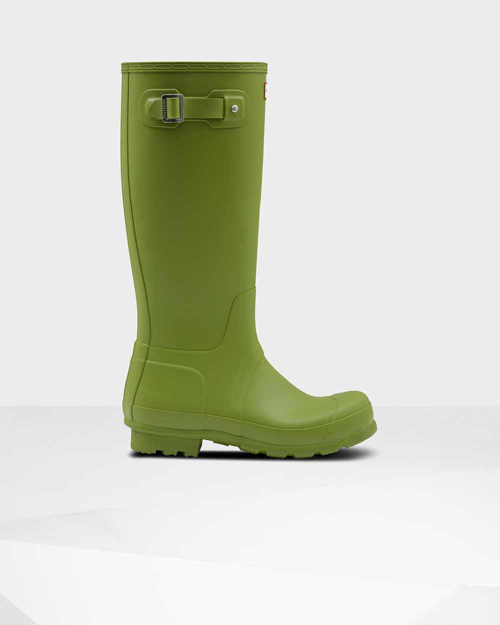 Botas Altas Hombre - Hunter Original Verde - KJNTSW-982 - Verde